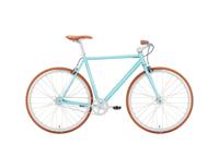 EXCELSIOR urbanfiets "gaudy" (#1) bike excels. gaudy 28/56 diam. 2sp pastel turq. - thumbnail