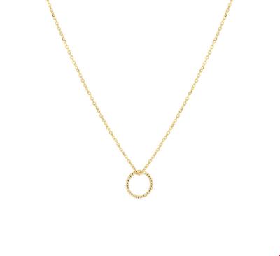 TFT Collier Geelgoud Rondje 0,8 mm x 40-42-44 cm