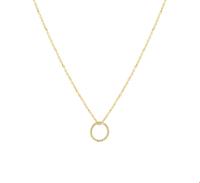 TFT Collier Geelgoud Rondje 0,8 mm x 40-42-44 cm - thumbnail