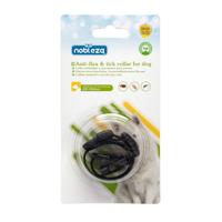 Nobleza Honden vlooienhalsband - Natuurlijk - 6 Maanden - 30 cm - thumbnail