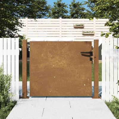 VidaXL Poort 100x75 cm cortenstaal VidaXL Poort 100x75 cm cortenstaal