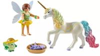 Playmobil® Princess Magic verzameleenhoorn: regenboogbloem met fee - thumbnail