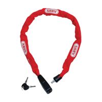 Abus citychain 6800/85 rood - fietskettingslot - thumbnail