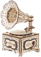 Eco Wood 3D Houten Grammofoon DIY Modelbouw - thumbnail