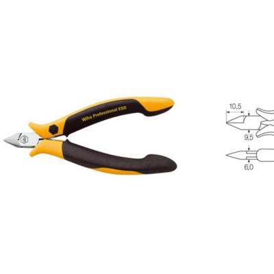 Wiha Zijkniptang Professional ESD | 115mm/4 12" - 26808 - 26808