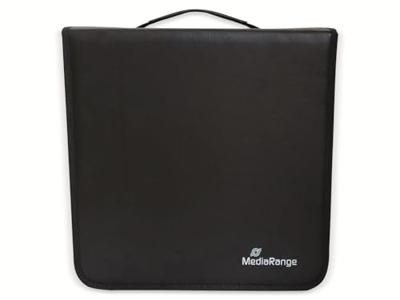 MediaRange CD-tas 200 CDs/DVDs/Blu-rays Kunstleer Zwart 1 stuk(s) (b x h x d) 31.4 x 11.8 x 31.2 cm BOX93