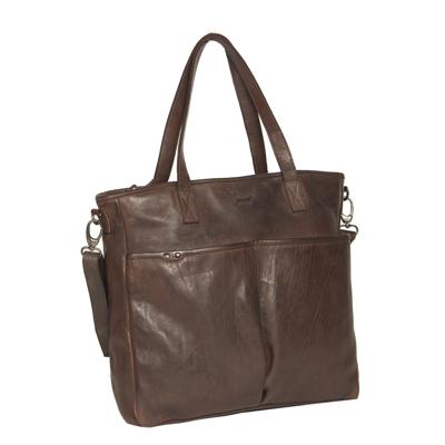 Justified Bags Justified Bags® Brugge - Goa - Schoudertas - Shopper - Bruin