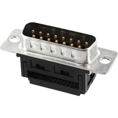 econ connect ST15SK/FOZ D-sub male connector 90 ° Aantal polen: 15 Snijklem 1 stuk(s)