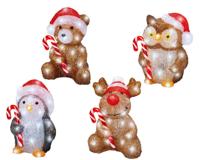 LED dier l17.2b17.8h23.5 cm kwt a4 kerstverlichting Lumineo - Lumineo - thumbnail