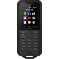 Nokia 800 robuuste 2,4-inch 4G-simvrije, waterdichte, stofdichte en valbestendige telefoon, een camera, een zaklamp, een Google Assistent-knop en app-ondersteuning - Zwart - thumbnail