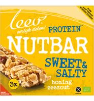 Leev Bio notenreep honing zeezout (120 gr) - thumbnail