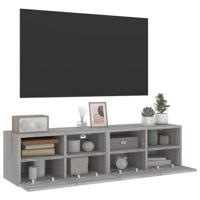 Tv-wandmeubels 2 st 60x30x30 cm bewerkt hout grijs sonoma eiken - thumbnail