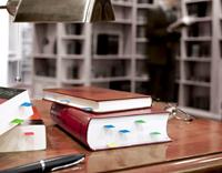 Post-it Notes Smal, 4 x 35 tabs, rood, blauw, geel en groen - thumbnail