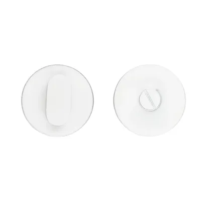 Hdd Pro WC Garnituur Rond Shape Wit Structuur Zonder Rood/wit