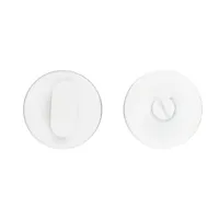 Hdd Pro WC Garnituur Rond Shape Wit Structuur Zonder Rood/wit - thumbnail