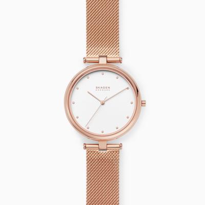 Horlogeband Skagen SKW2827 Mesh/Milanees Rosé 16mm Horlogeband Skagen SKW2827 Mesh/Milanees Rosé 16mm