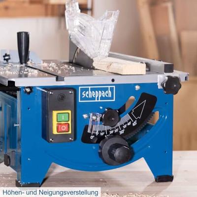 Scheppach Tafelcirkelzaag 8" HS80 | Ø210MM | 230V | 1200W - 5901302901 - thumbnail
