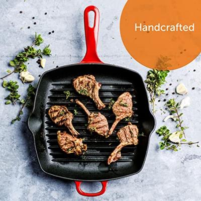 BK Bourgogne grillpan 26 cm chili red - thumbnail