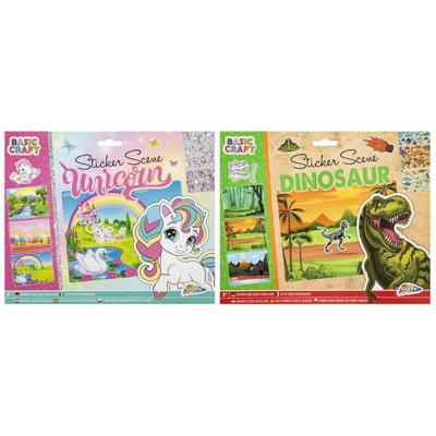 Creative Craft Group Ontwerp je eigen sticker scene - dinosaurus