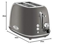 Profi Cook PC-TA 1193 Broodrooster RVS, Antraciet - thumbnail