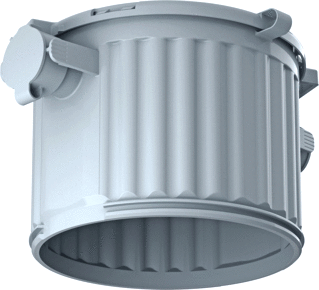 Kaiser Elektro 1281-00 Inbouwlamp-aansluitdoos Halogeenvrij 10 stuk(s)