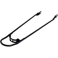 HH Spatbordstang met bumper 28 x 1,5 inch matzwart - thumbnail