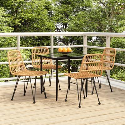 5-delige Tuinset poly rattan
