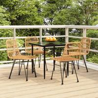 5-delige Tuinset poly rattan - thumbnail