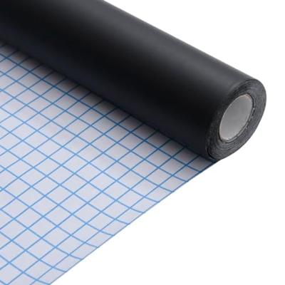 VidaXL Meubelfolies zelfklevend 90x500 cm pvc matzwart