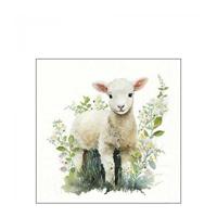 Ambiente Servetten Lammetje 33x33cm - thumbnail