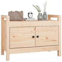 Halbankje 80x40x60 cm massief grenenhout - thumbnail