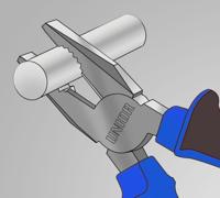 Unior Grs tang combinatie 180mm inl - thumbnail