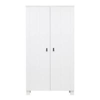 WOOOD Kledingkast 'Ties' 2 deuren, kleur Wit - thumbnail