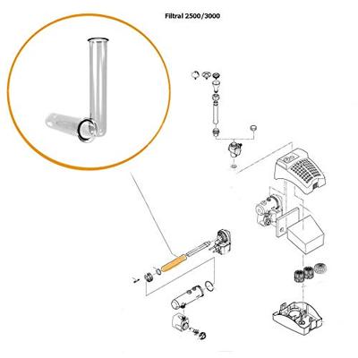 Kwartsglas Oase voor Filtral 2500 / Biopress 4000
