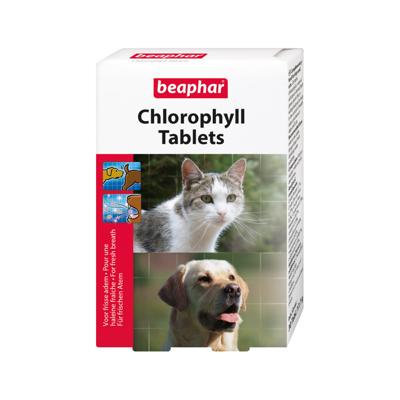 Beaphar Chlorophyl Tabletten voor hond en kat 2 x 30 tabletten