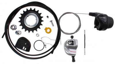 Shimano Onderdelenset nexus 3 remnaaf 12-delig zwart