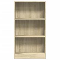 Boekenkast 60x24x109 cm bewerkt hout sonoma eikenkleurig - thumbnail