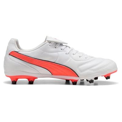 PUMA King Liga Gras / Kunstgras Voetbalschoenen (MG) Wit Oranje Zwart PUMA King Liga Gras / Kunstgras Voetbalschoenen (MG) Wit Oranje Zwart