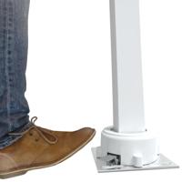 Luifelpaalset 300x245 cm ijzer wit - thumbnail