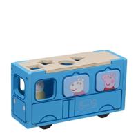 Peppa Pig Houten Schoolbus/Vormenstoof - thumbnail