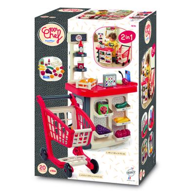 Kassa + wagentje ECOIFFIER meerkleurig