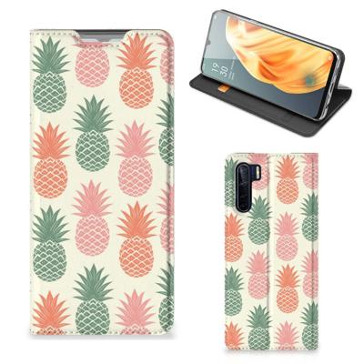 OPPO Reno3 | A91 | Flip Style Cover | Ananas OPPO Reno3 | A91 | Flip Style Cover | Ananas