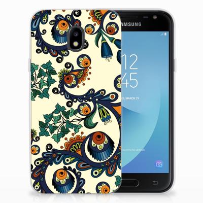 Siliconen Hoesje Samsung Galaxy J3 2017 Barok Flower Siliconen Hoesje Samsung Galaxy J3 2017 Barok Flower