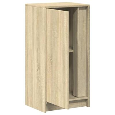 Dressoir met LED 42,5x34x85 cm bewerkt hout sonoma eikenkleurig Dressoir met LED 42,5x34x85 cm bewerkt hout sonoma eikenkleurig