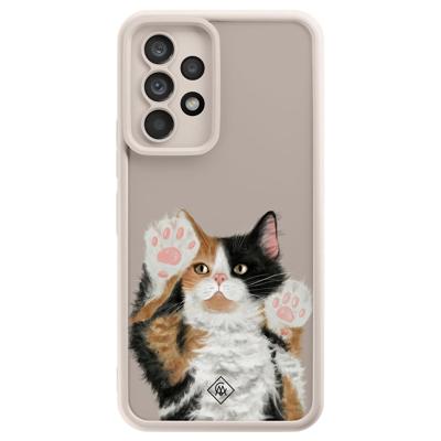 Samsung Galaxy A52(s) beige case - Kat Samsung Galaxy A52(s) beige case - Kat