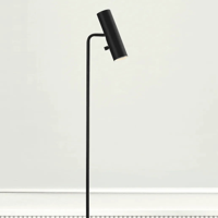 Vloerlamp modern zwart &apos;MIB 6&apos; zwarte verstelbaar GU10 141cm DFTP - thumbnail