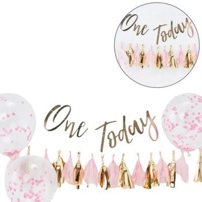 Ginger Ray PM-421 Pick & Mix Pastel Pink Cake Smash Kit