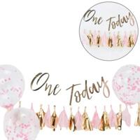 Ginger Ray PM-421 Pick & Mix Pastel Pink Cake Smash Kit - thumbnail