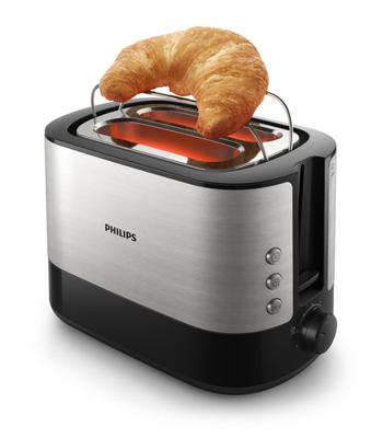 Philips Viva Collection Extra brede broodrooster met 2 sleuven, broodrooster