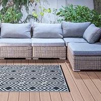 Esschert Design buitenkleed grafisch 120x186 cm oc12 - thumbnail
